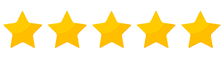 Cinco estrelas no Google